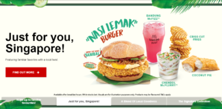 2017麦当劳推出新加坡本地风味-“Nasi Lemak”汉堡包套餐