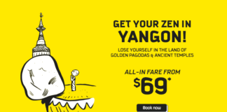 新加坡酷航(Scoot)机票最新优惠!飞往曼谷最低50元起!