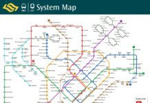 2018最新新加坡地铁线路图高清,超高清图,PDF文档下载 2018新加坡地铁线路图MRT MAP