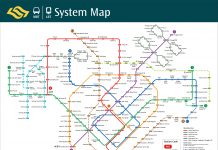 2020最新新加坡地铁线路图高清下载 2020新加坡地铁线路图