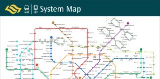 2020最新新加坡地铁线路图高清下载 2020新加坡地铁线路图