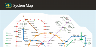 高清2023新加坡地铁线路图 高清2023新加坡地铁线路图