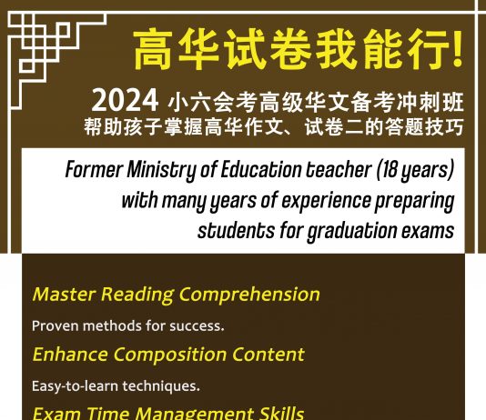 您不可以错过的2024新加坡PSLE的忠告 2024新加坡PSLE高级华文补习